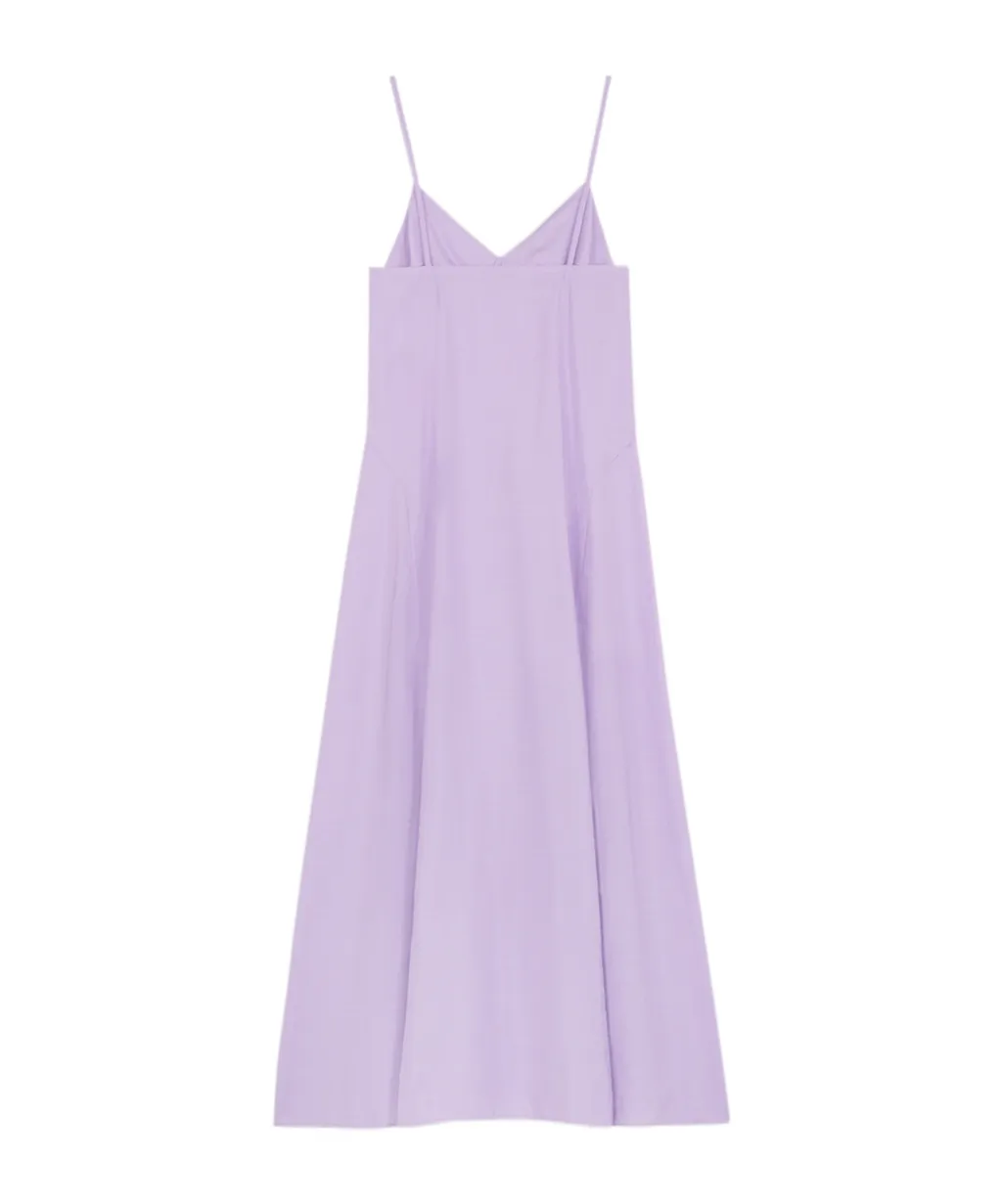 Sleeveless V-Neck Flared Dress
