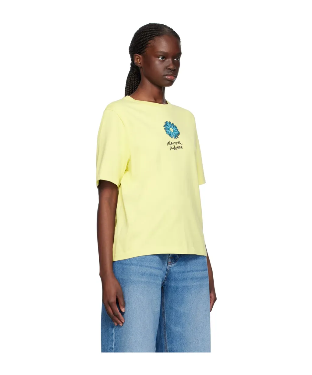 Floating Flower Cotton T-Shirt