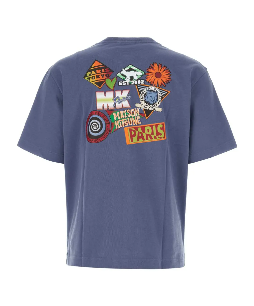 Surf Collage Printed Crewneck T-Shirt