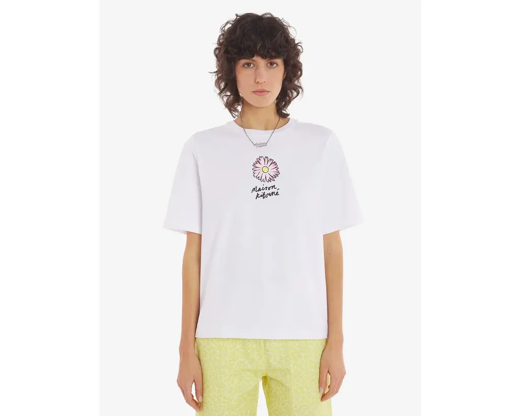 Floating Flower Cotton T-Shirt