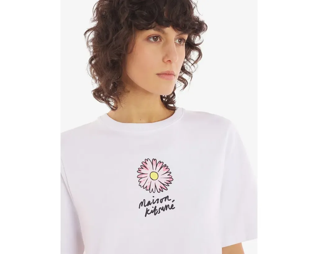 Floating Flower Cotton T-Shirt
