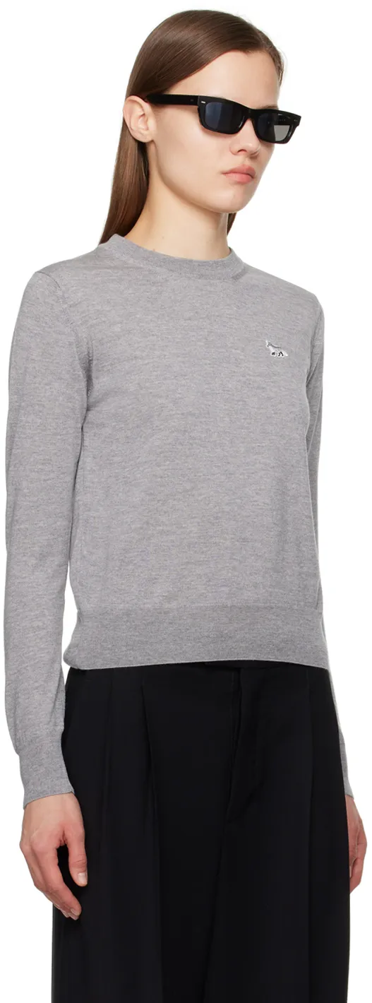 Baby Fox Patch Sweater