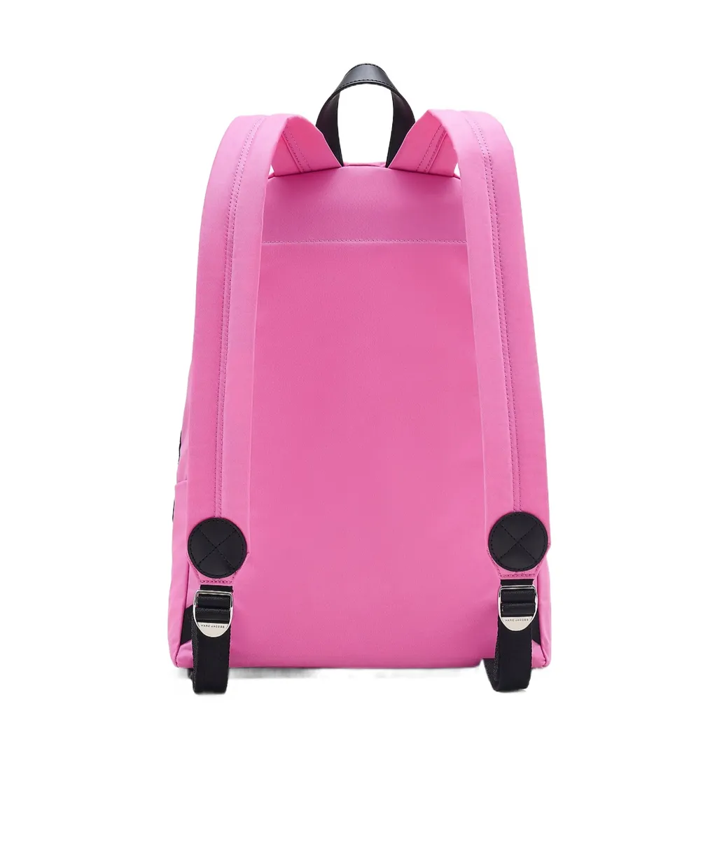 The Biker Logo-Patch Zipped Large Backpack