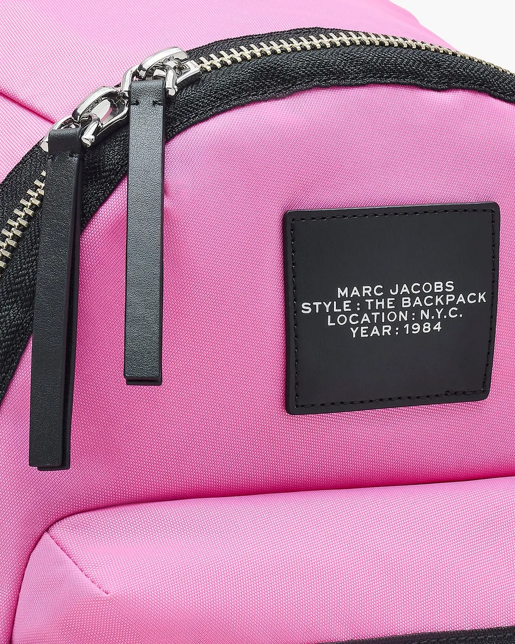 The Biker Logo-Patch Zipped Large Backpack