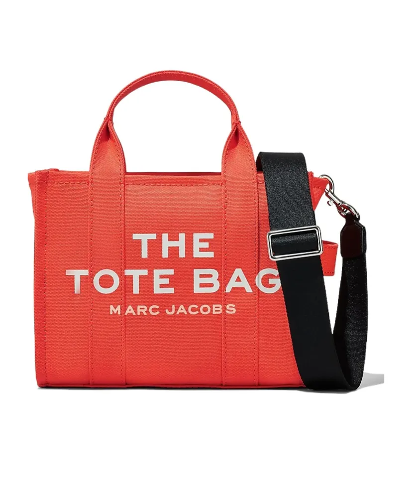 Logo Printed Zip-Up Small Tote Bag