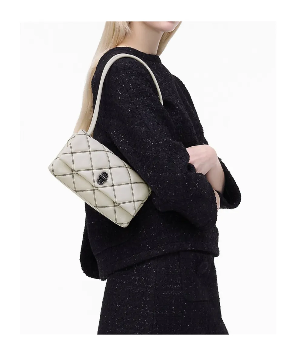 The Mini Dual Quilted Shoulder Bag