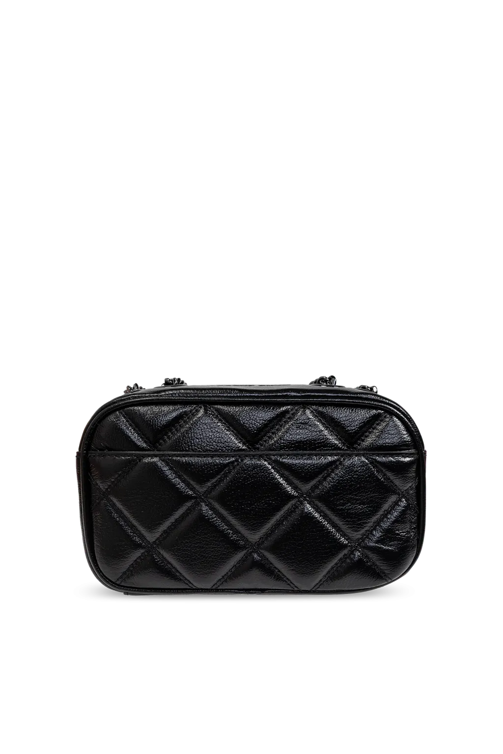 The Quilted Leather Chain Snapshot Bag