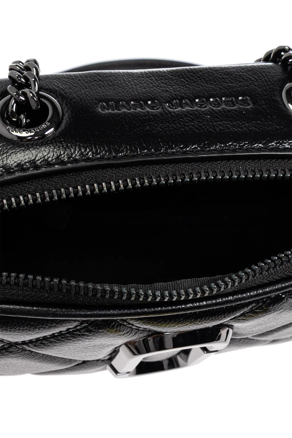 The Quilted Leather Chain Snapshot Bag