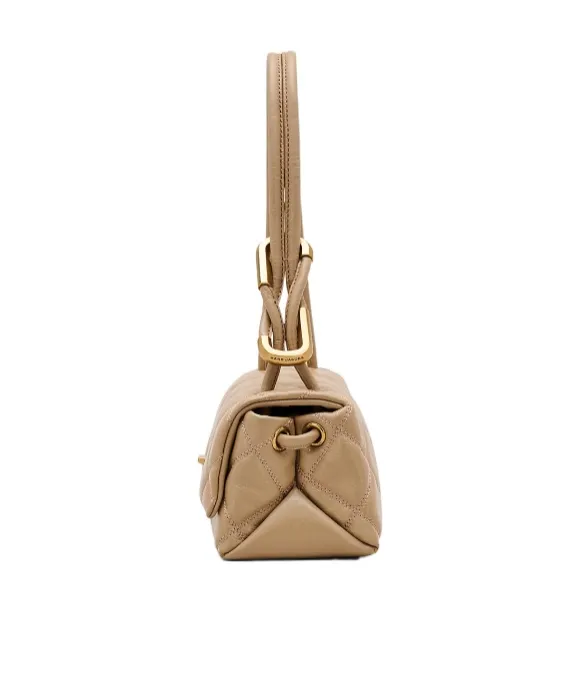 The Quilted Leather Mini Dual Shoulder Bag