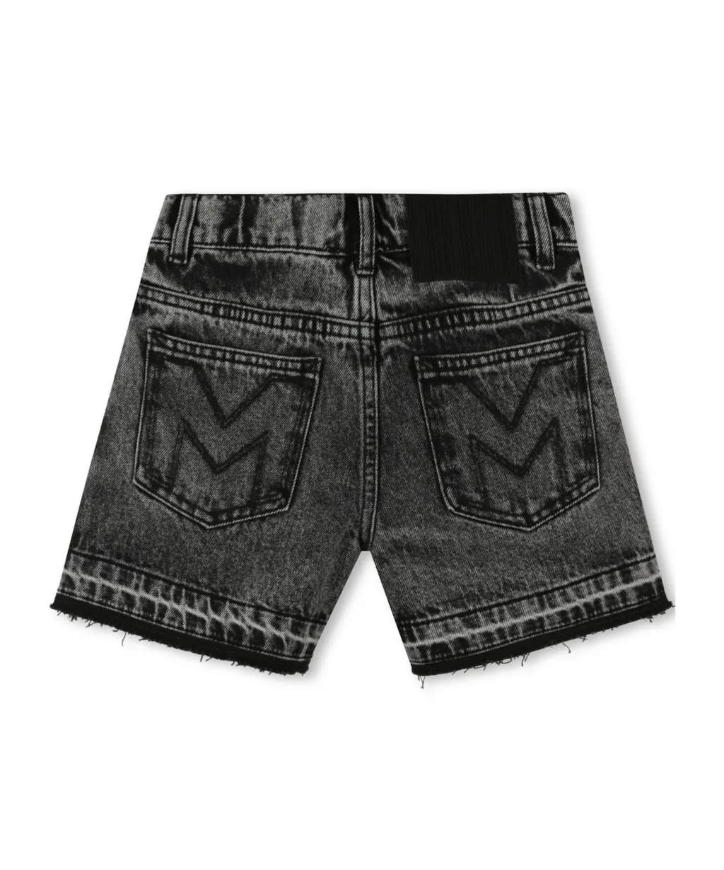 Belt Loop Denim Shorts