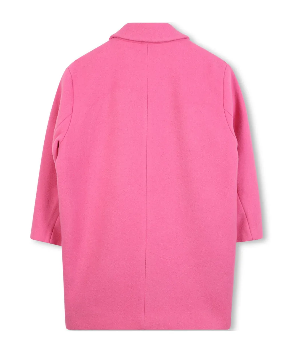 Embroidered Buttoned Coat