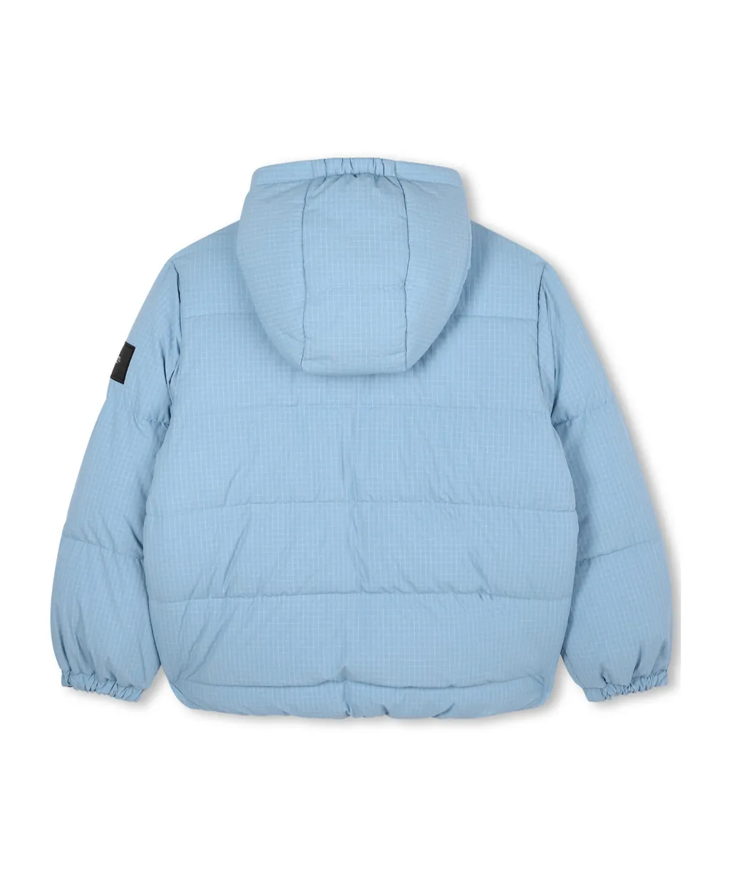 Checked Puffer Jacket