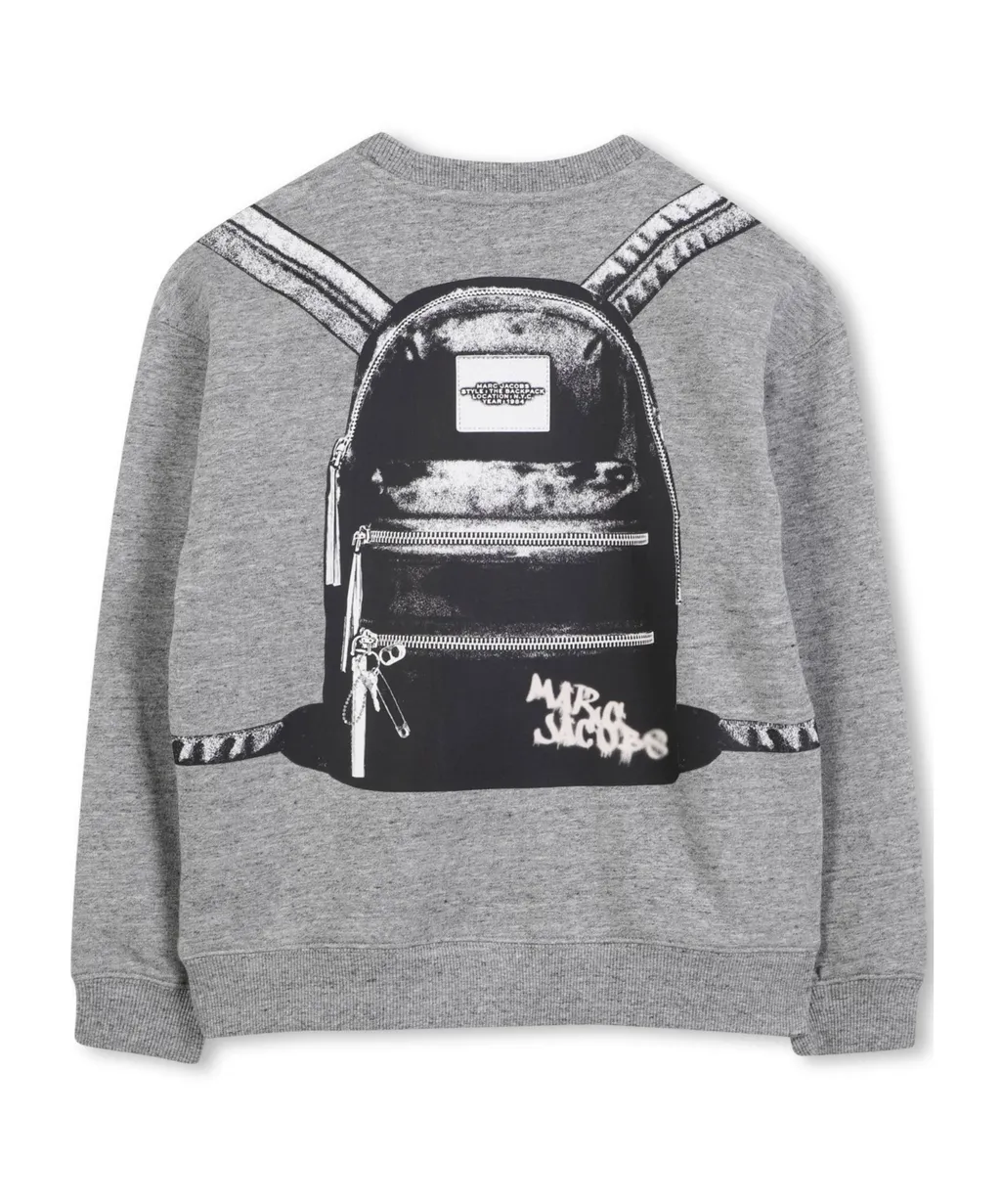 Logo Backpack Sweatshirt