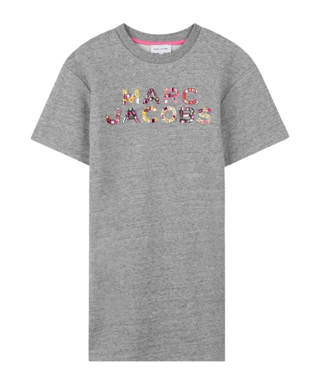 Short-Sleeved Round Neck Dress