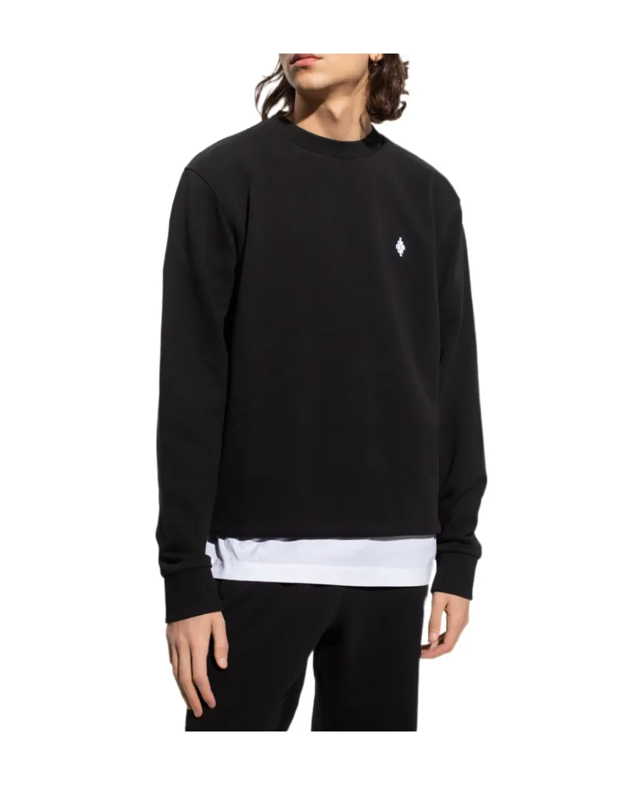 County Of Milan Logo Embroidered Crewneck Sweatshirt