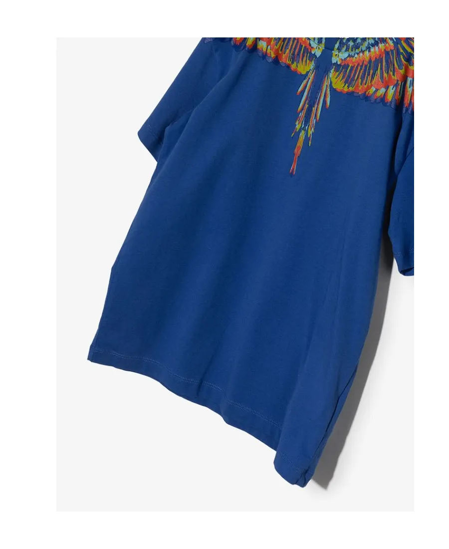 Wings-Print Cotton T-Shirt