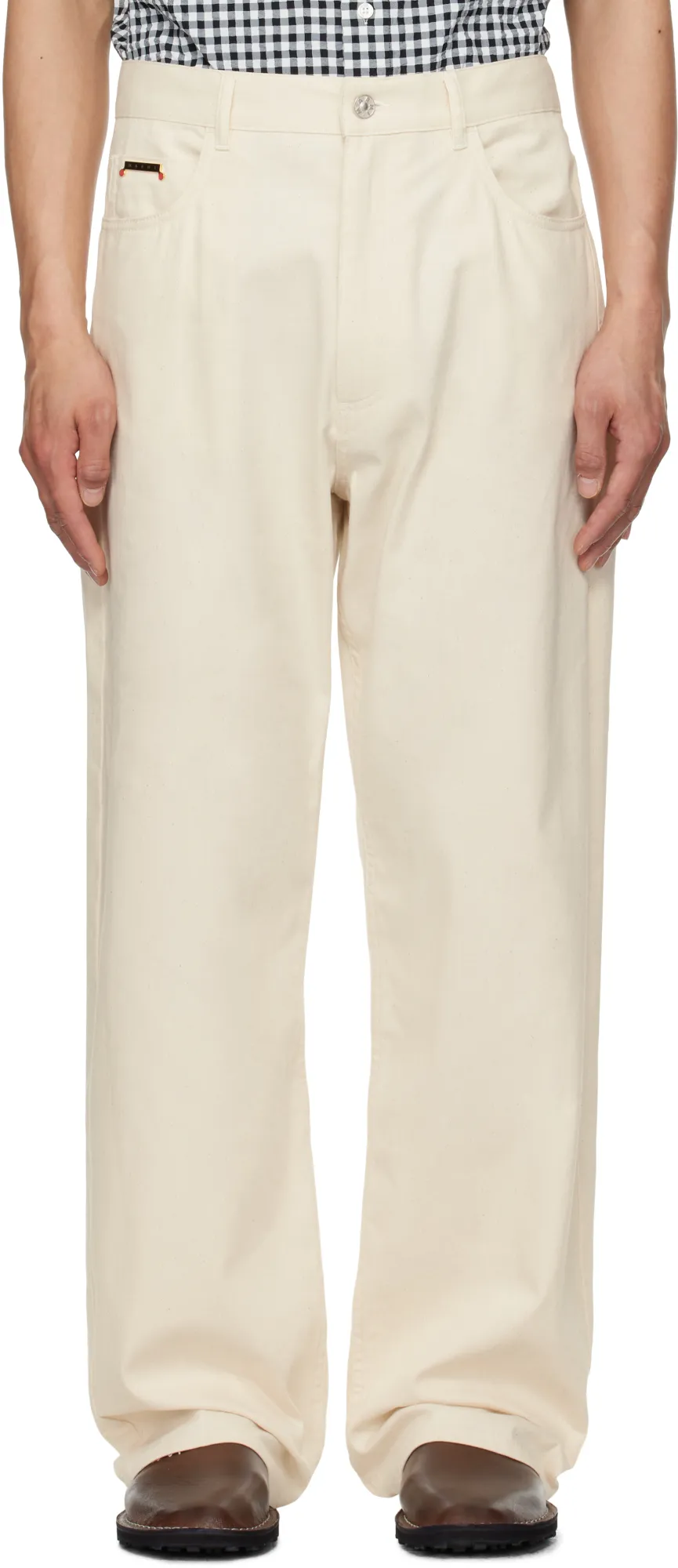 Denim Wide-Leg Jeans