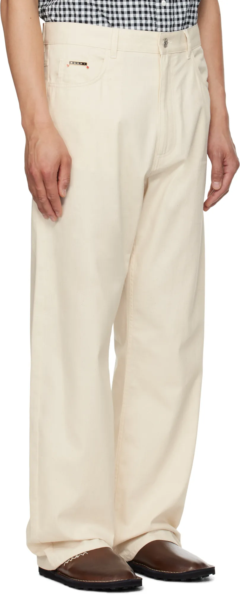 Denim Wide-Leg Jeans
