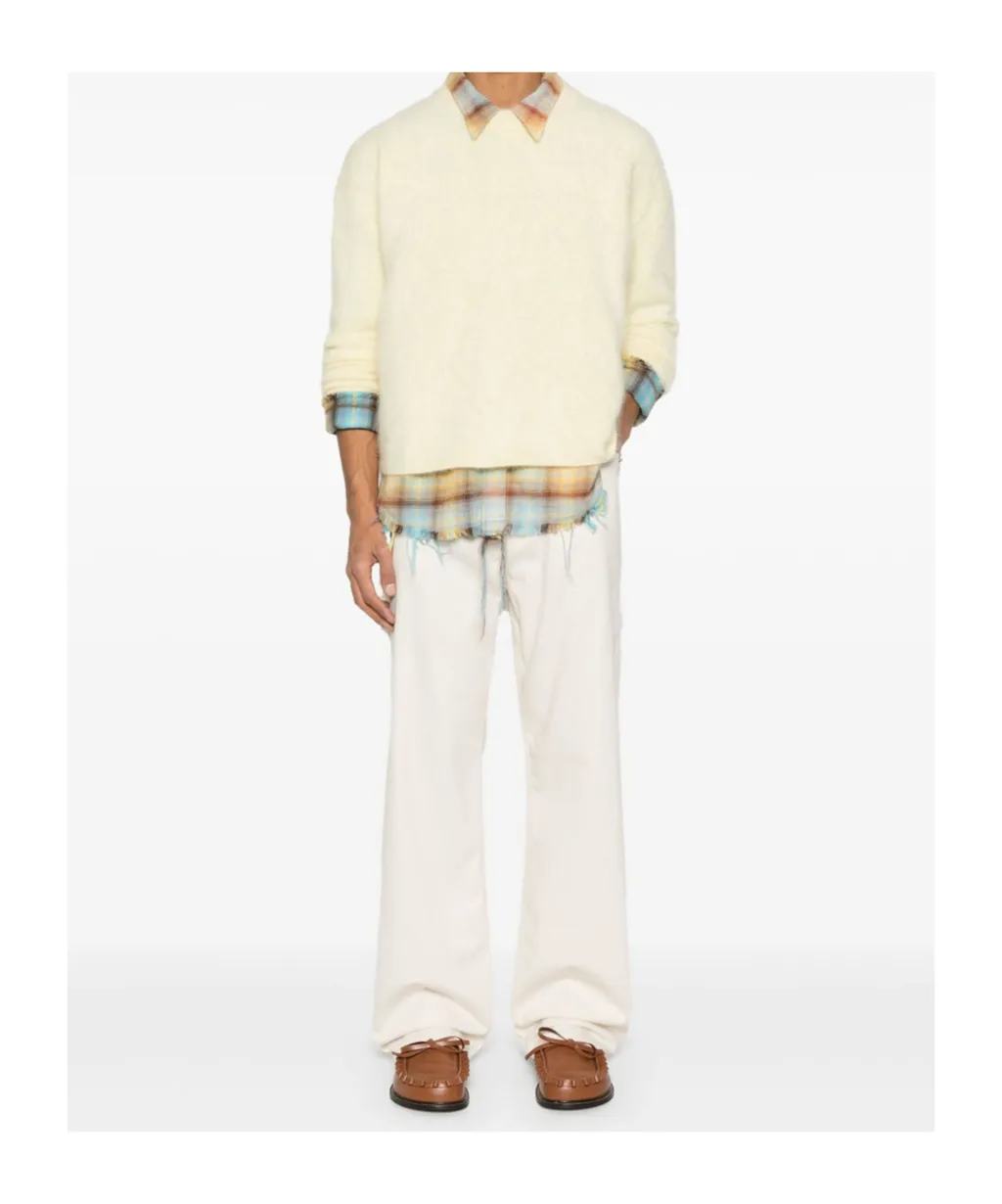 Denim Wide-Leg Jeans