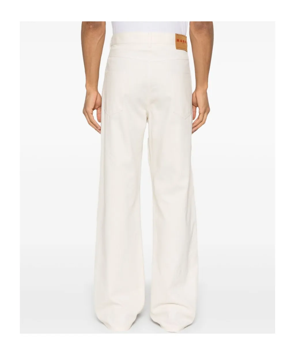 Denim Wide-Leg Jeans