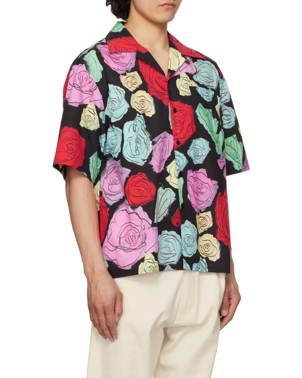 Orion Print Poplin Bowling Shirt