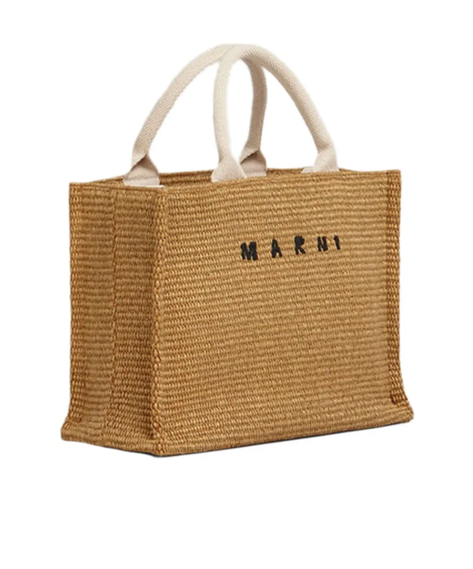 Tropicalia Logo Embroidered Small Tote Bag