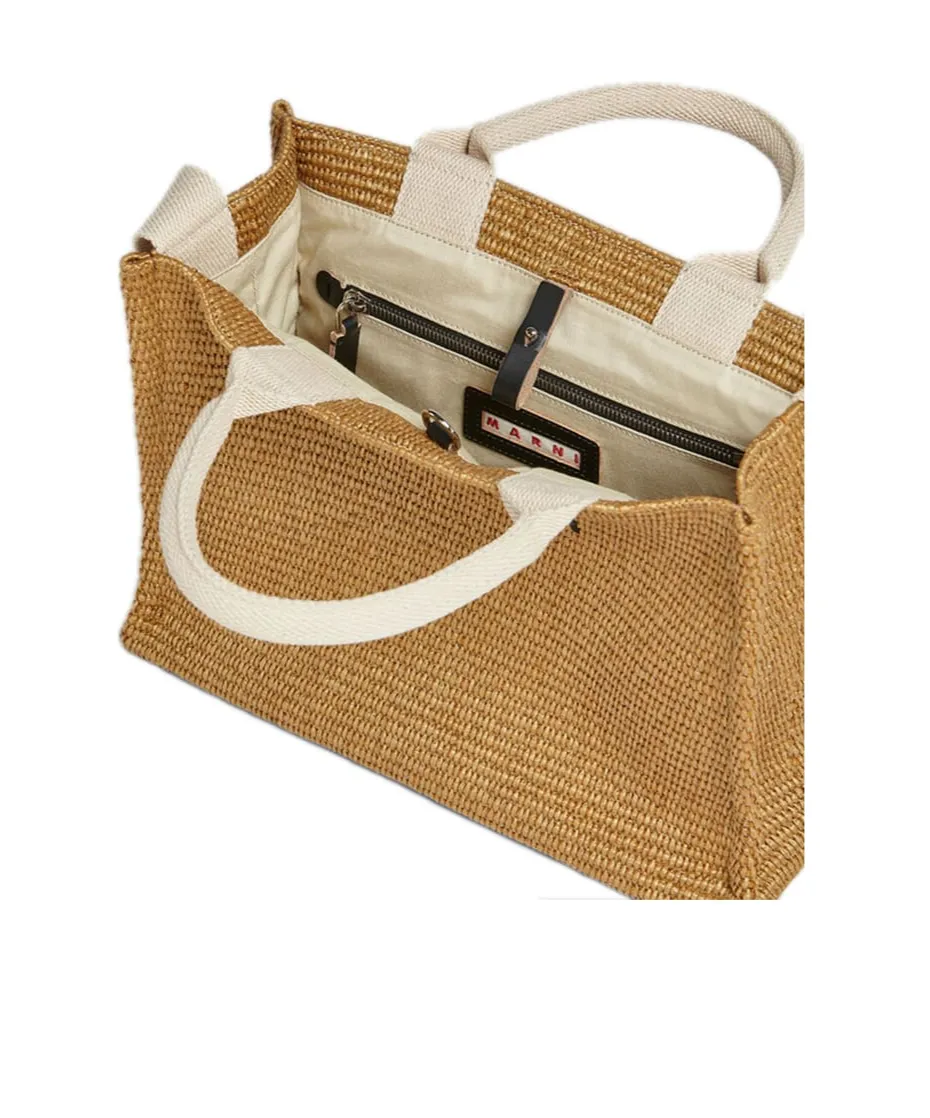 Tropicalia Logo Embroidered Small Tote Bag