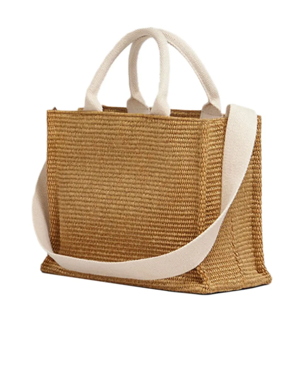 Tropicalia Logo Embroidered Small Tote Bag