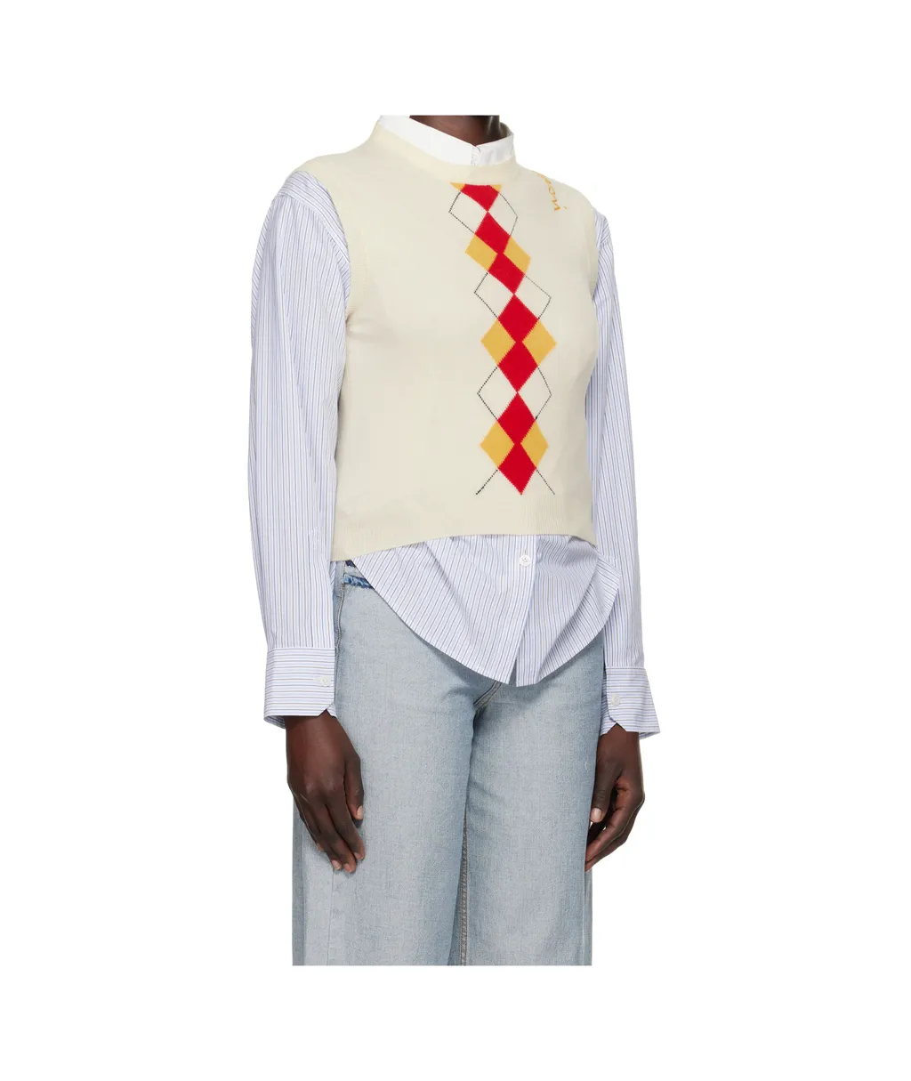 Argyle Pattern Vest