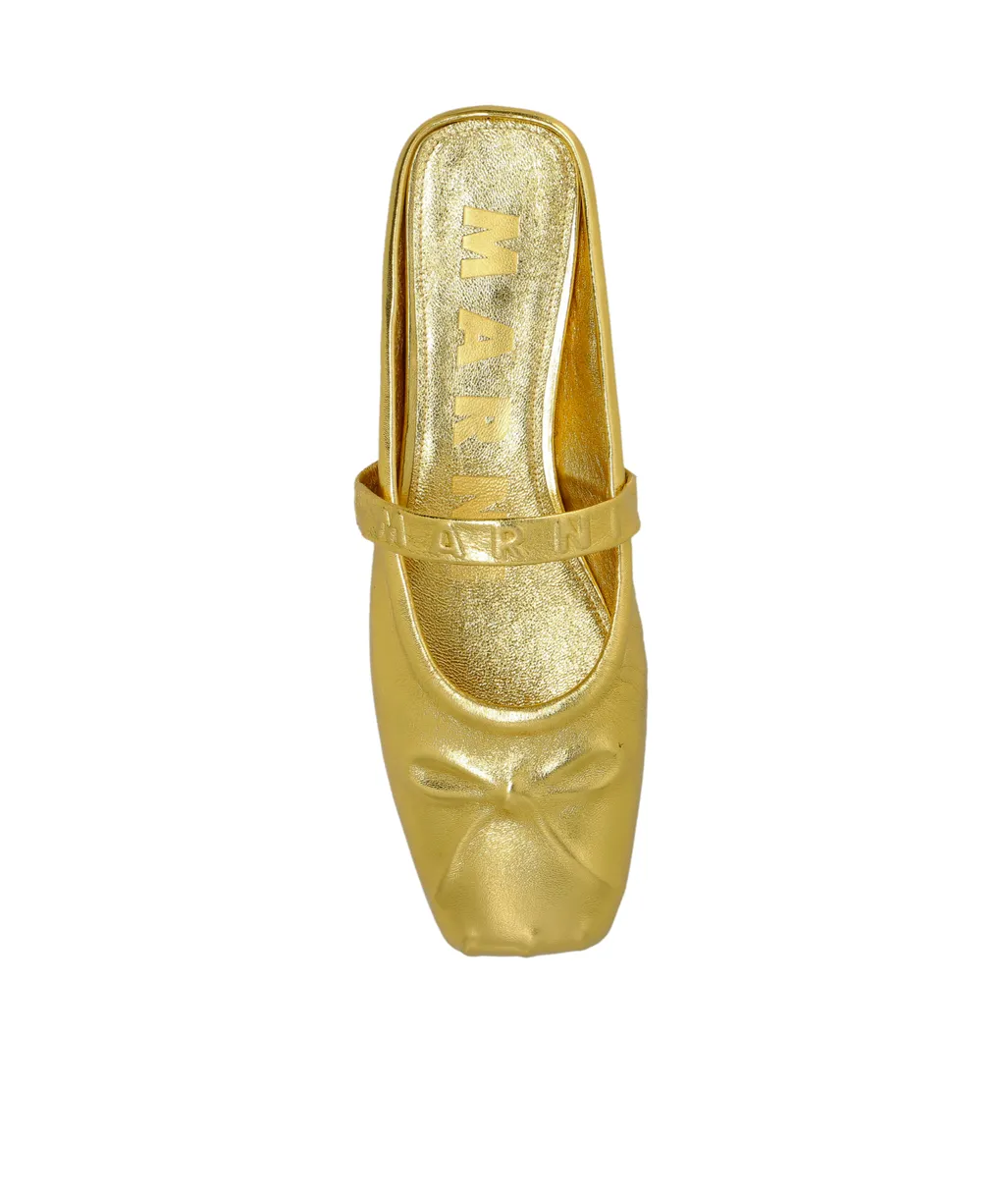 Metallic Effect Slip-On Slippers