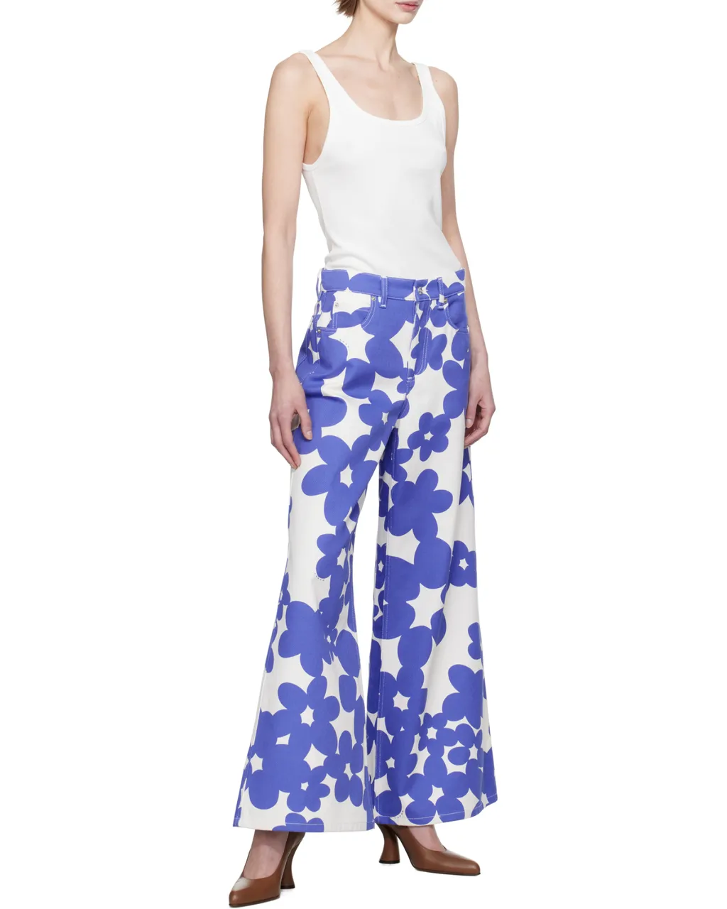 Floral Wide Leg Pants