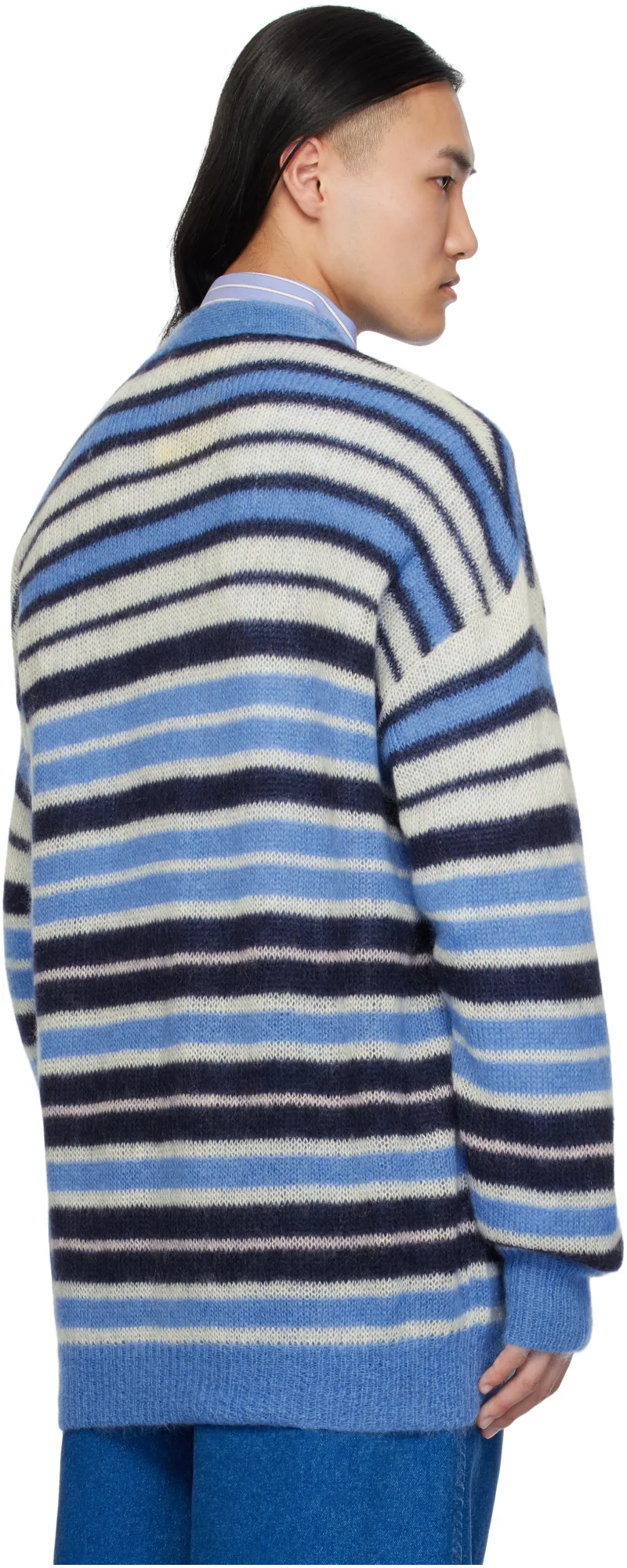 Striped Knit Cardigan