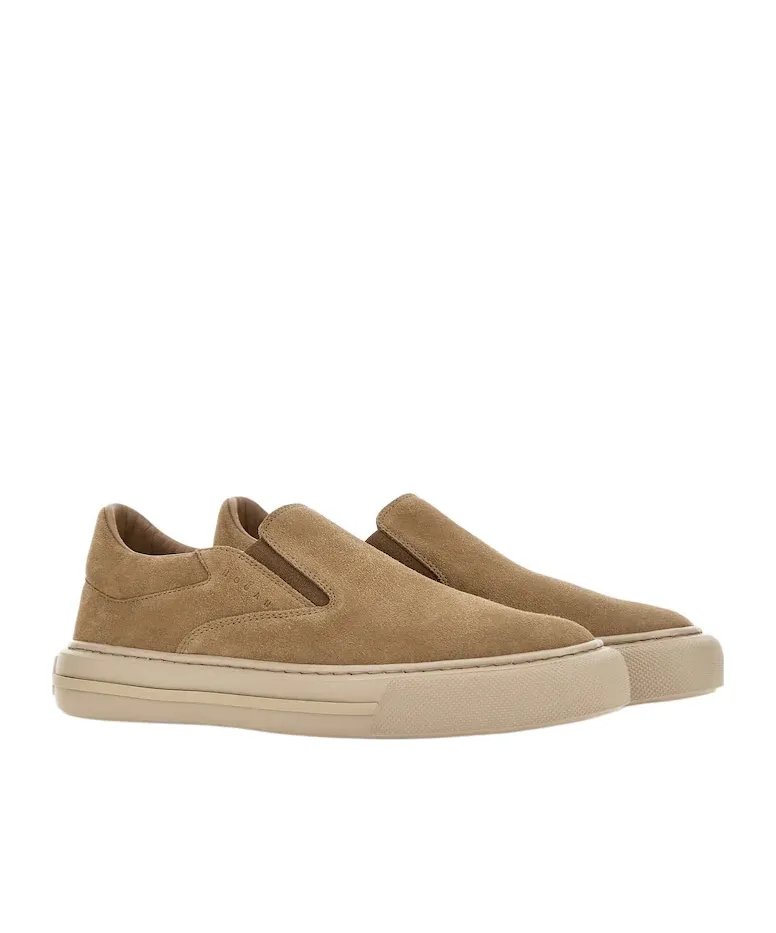 Suede Slip-On Sneakers