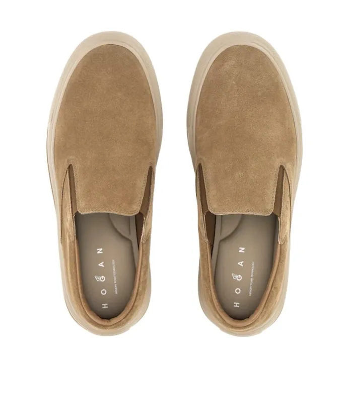 Suede Slip-On Sneakers