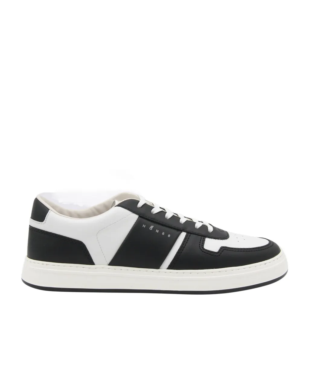 Leather Panelled Sneakers