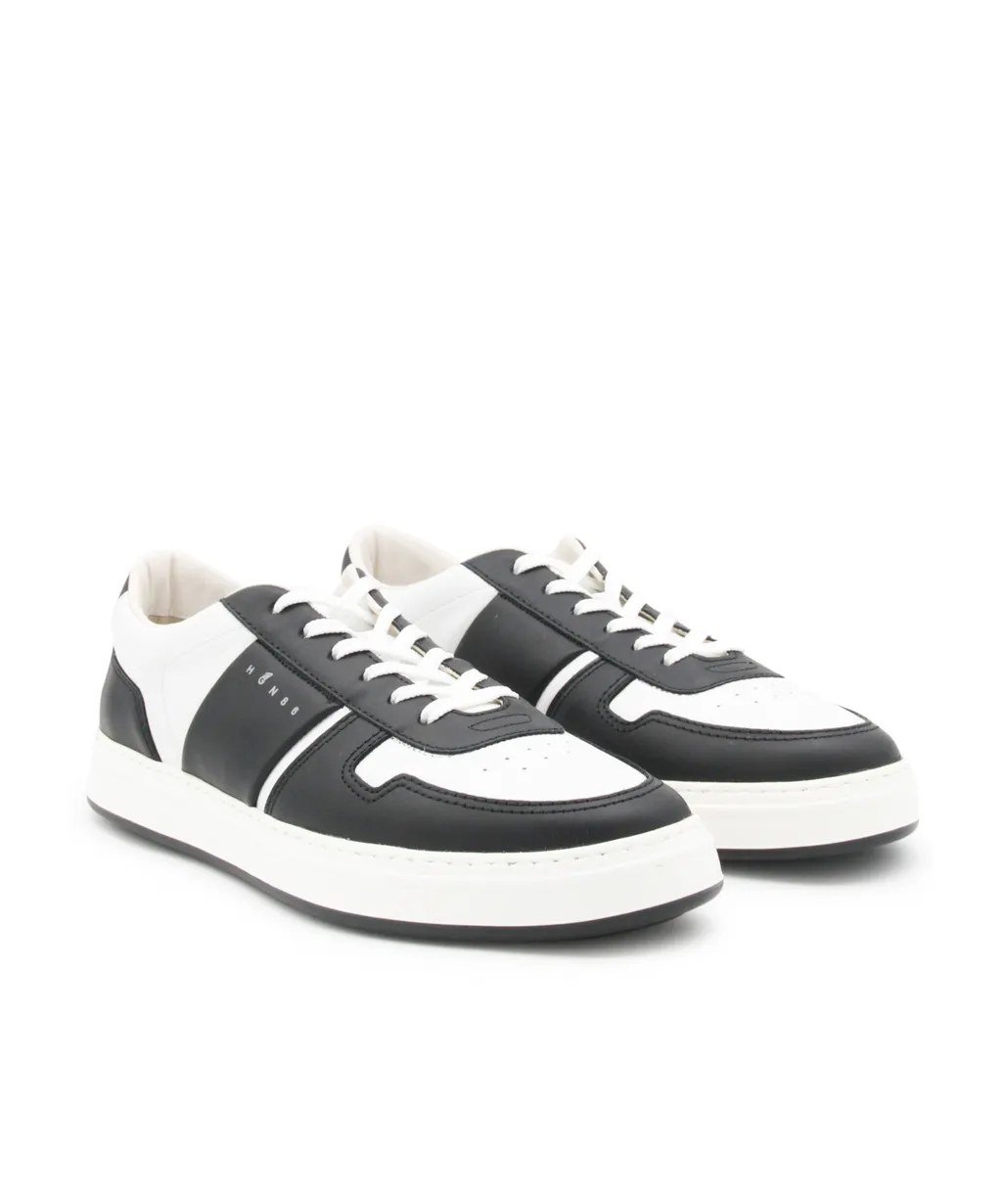 Leather Panelled Sneakers