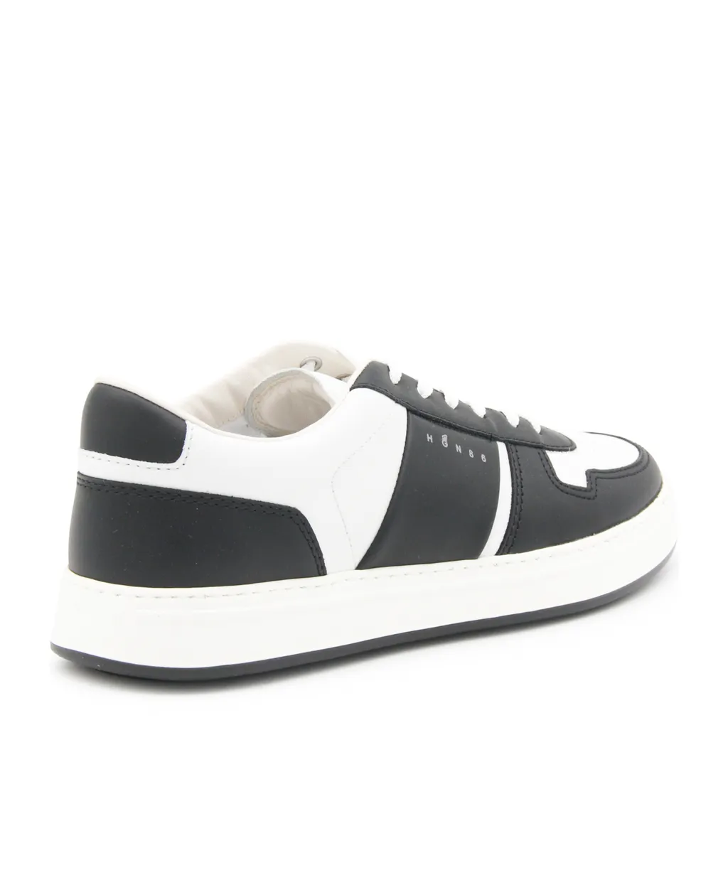 Leather Panelled Sneakers