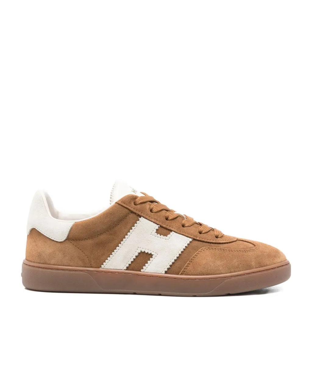 Hogan H647 Logo-Patch Low-Top Sneakers