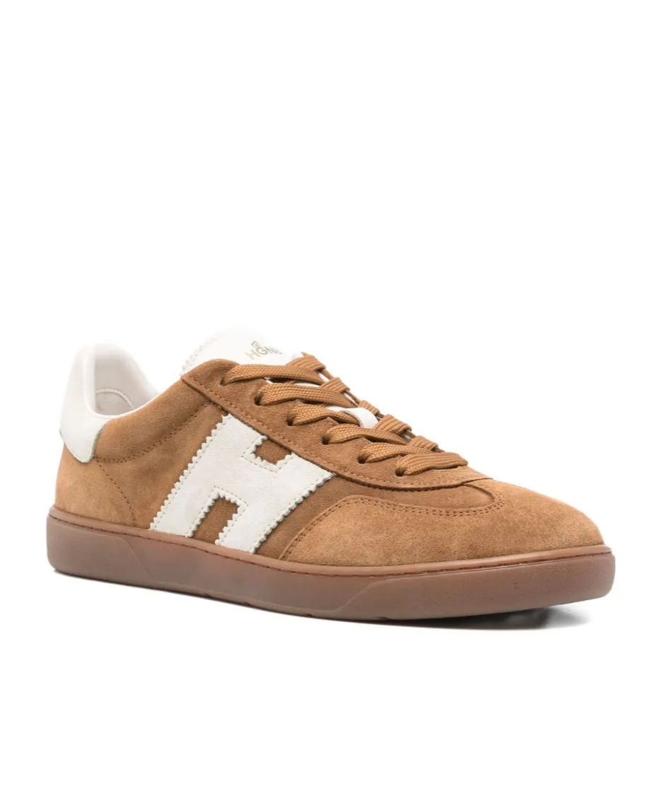 Hogan H647 Logo-Patch Low-Top Sneakers