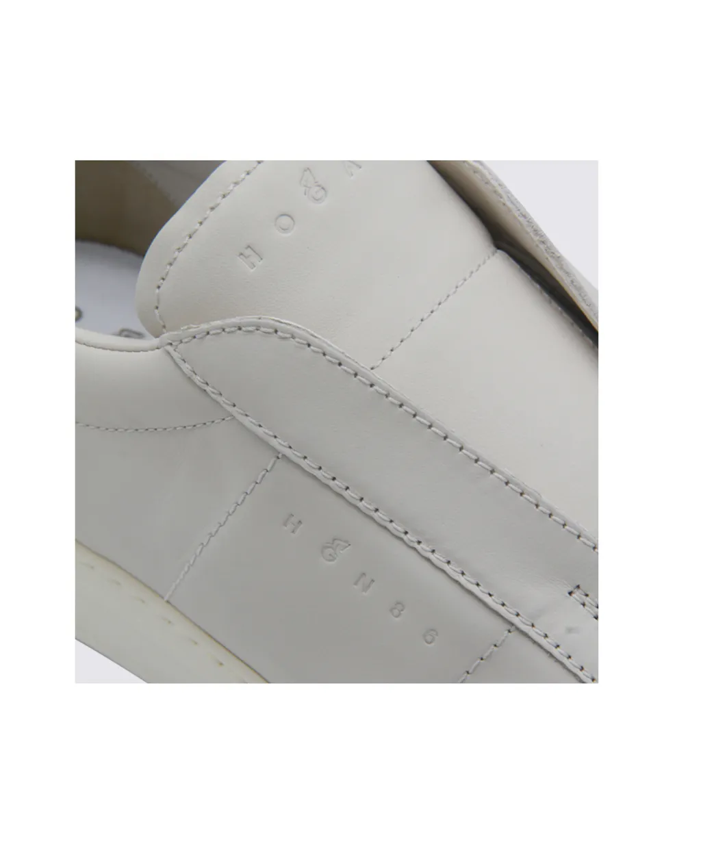 Leather Slip-On Sneakers