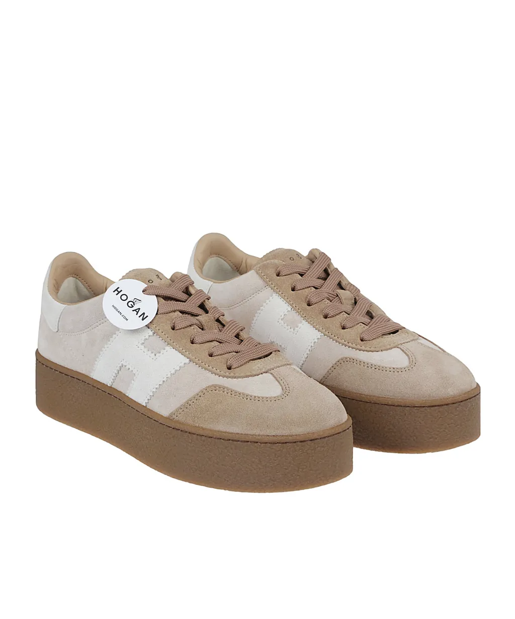 Platform Leather Sneakers