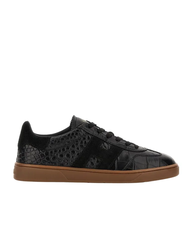 Cool Embossed Lace-Up Sneakers
