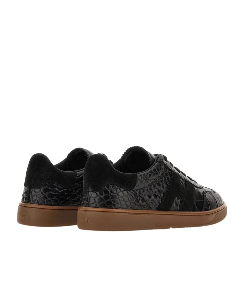 Cool Embossed Lace-Up Sneakers
