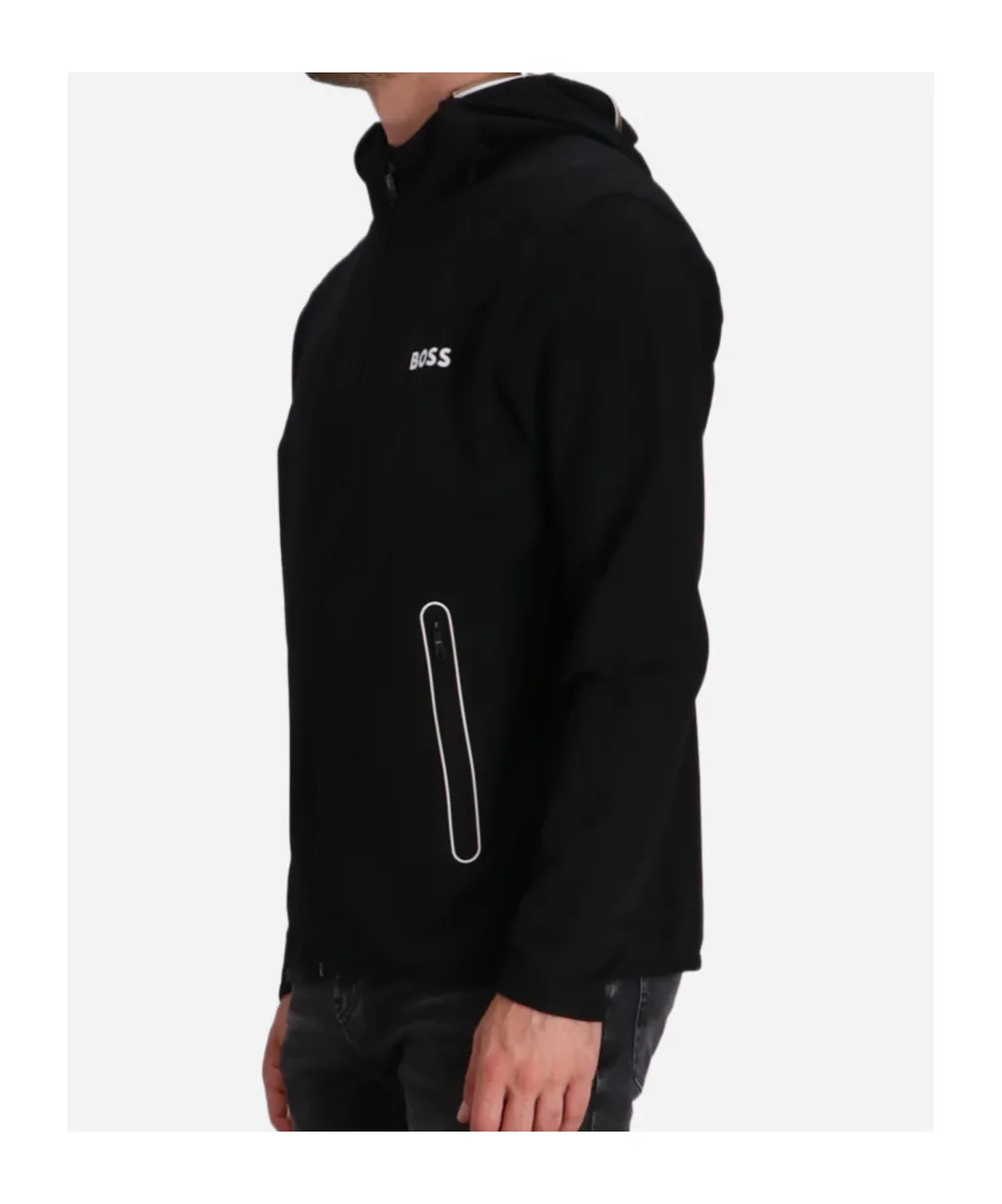 Hooded Zip-Up Track Jacket