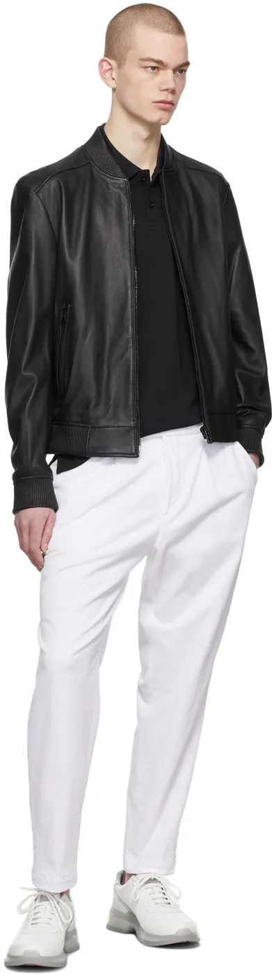 Logo Button-Down Polo Shirt