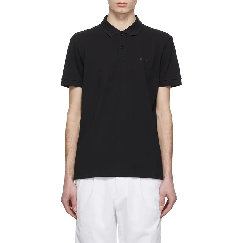 Logo Button-Down Polo Shirt