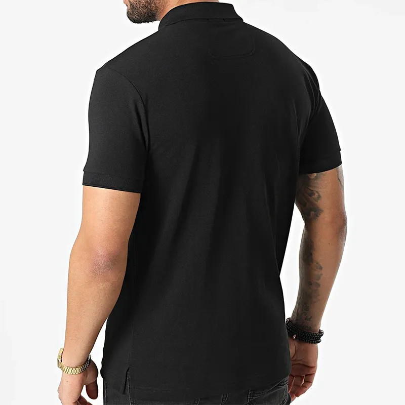 Logo Button-Down Polo Shirt