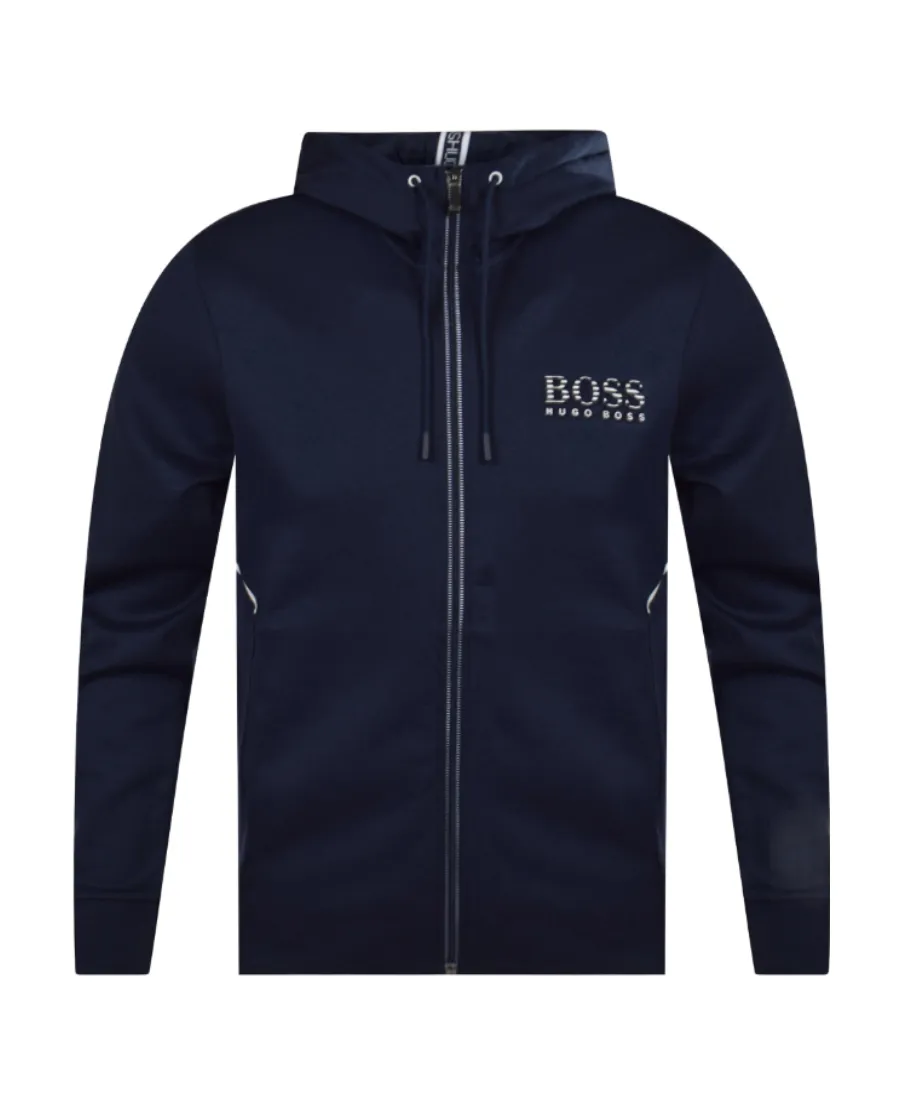 Logo Hooded Casual Jacket