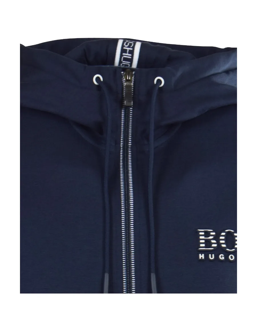 Logo Hooded Casual Jacket