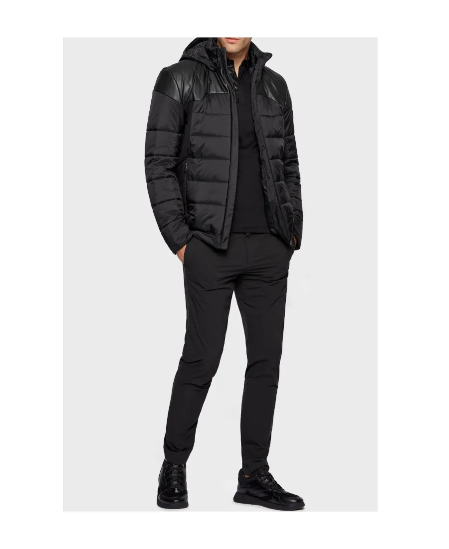 Cotton-Padded Suit With Hooded Jacket